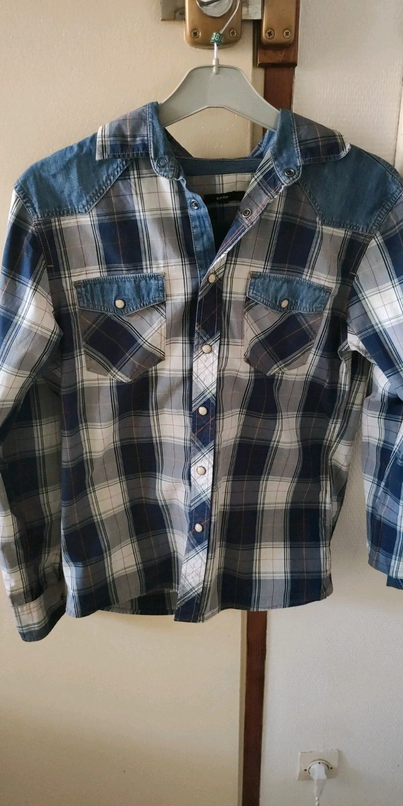 Chemise Celio à carreaux taille S